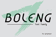 BOLENG FONT SANS SERIF, a Sans Serif Font by gagego (Thumbnail 3 of 7)