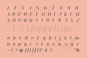 Miyabi Duo Font