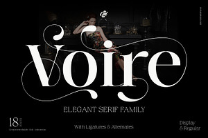 Voire - Elegant Serif family, a Serif Font by creativemedialab
