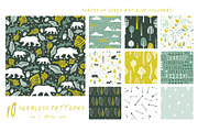 Woodlands | Seamless Patterns, a Pattern Graphic by The Collective Studio (Thumbnail 2 of 9)