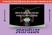 Stardust Squarespace Sales Template, a Squarespace Template by The Humanista Co. (Thumbnail 3 of 3)