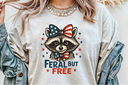 Feral but Free Raccoon 4th of July P, an Illustration by Sublimation Artist (Thumbnail 3 of 9)