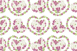 15 Hand Drawn Watercolor PATTERNS