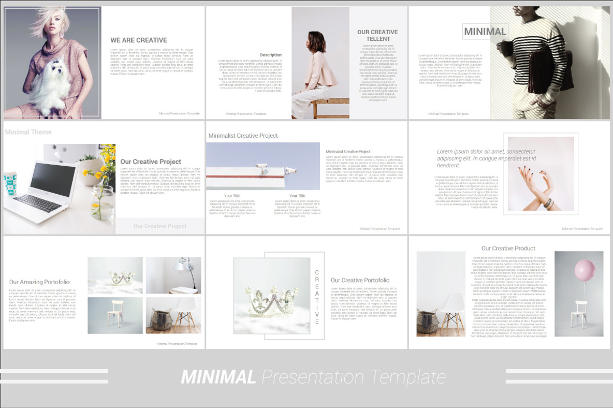 Minimal Powerpoint Template, a Presentation Template by Presentation Official (Photo 3 of 11)