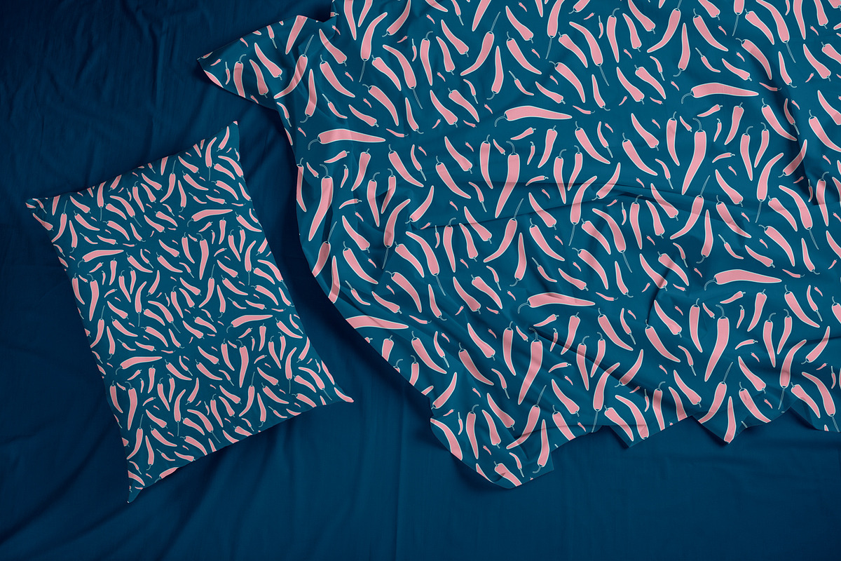Chilli on acid | 20 funky patterns, a Pattern Graphic by Kenzagraphics (Photo 8 of 9)