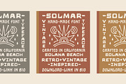 Solmar Typeface | Handmade Font, a Font by NienowBrand (Thumbnail 6 of 9)