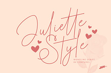 Juliette Style - Monoline Font