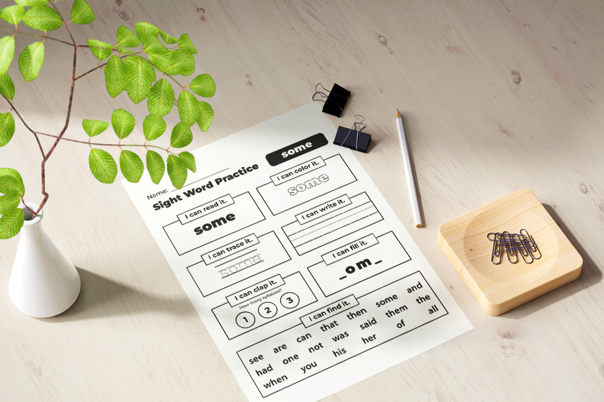Fry First Hundred Sight Word Work, a Print Template by Graphicsnext (Photo 6 of 6)