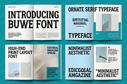 Buwe | Elegant Serif Typeface, a Serif Font by Astuti Studio (Thumbnail 8 of 25)