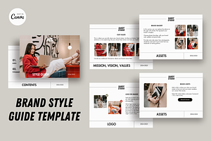 Brand Style Guide Template for Canva