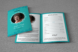 Funeral Program Template-V627