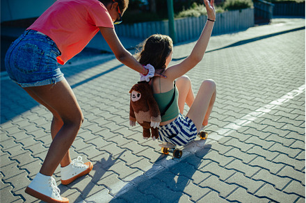 Teenager girl best friends with, a Person Photo by HalfPoint