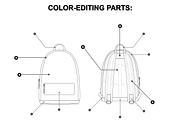 Backpack Vector Flat Mockup, a Product Mockup by Infinity Mockups (Thumbnail 4 of 8)