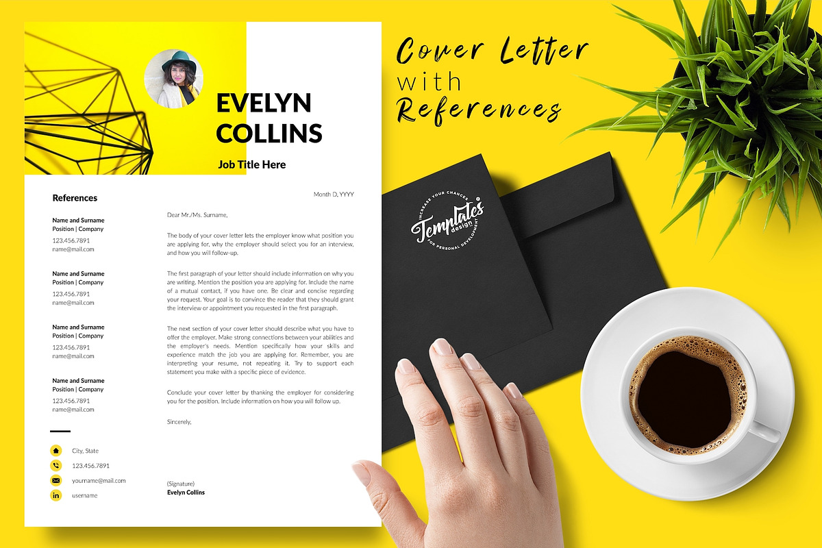 Modern Resume Bundle / CV - Evelyn, a Resume Template by Templates Design Co. (Photo 7 of 17)