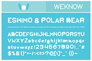 eskimo and polar bear, a Font by weknow (Thumbnail 1 of 5)