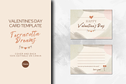 VALENTINE'S DAY CARD CANVA TEMPLATE, a Card Template by The Little Lily Studio (Thumbnail 1 of 5)