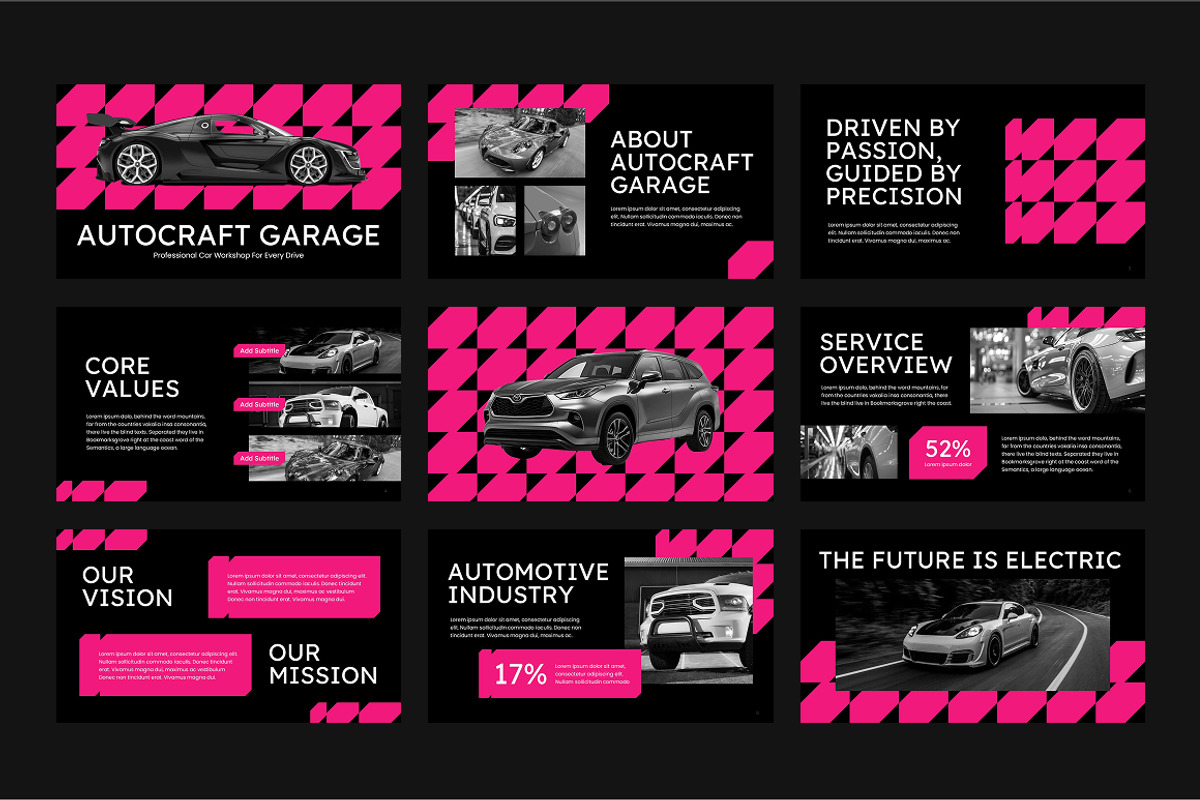 Autocraft Car Workshop Keynote, a Presentation Template by Loin Studio (Photo 3 of 4)