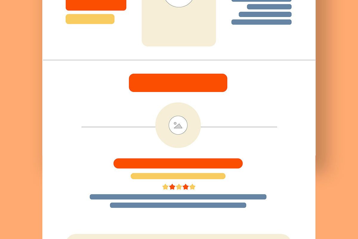 Landing Page Wireframe UX Layout, a Landing Page Template by ContestDesign (Photo 5 of 6)