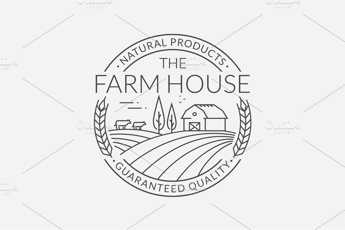 Farm Logo Templates, a Branding & Logo Template by JuliaMalinovskaya (Photo 5 of 8)
