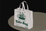 Tote Bag Display Mockup, a Merchandise Mockup by Permadi Creative (Thumbnail 2 of 5)