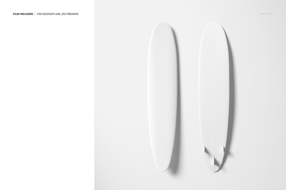 Surfboard Longboard Mockup, a Merchandise Mockup by Creatsy (Photo 2 of 6)