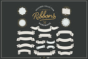 70+ Vintage Ribbons, an Illustration by VectorBakery (Thumbnail 3 of 5)