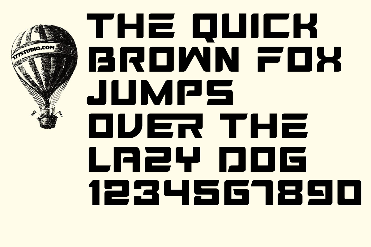 MOSFET Font, a Sans Serif Font by 177Studio (Photo 6 of 6)