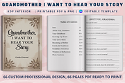 Grandma Life Story Book, a Design Template by Book2bees (Thumbnail 1 of 4)