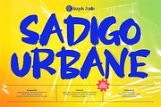 Sadigo Urbane - Rough Brush, a Handwritten Font by Enxyclo Studio (Thumbnail 1 of 12)