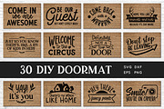 30 DIY Doormat svg Bundle, an Object Graphic by Peachycottoncandy (Thumbnail 1 of 5)