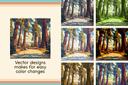 National Park Poster Illustrations, a Decorative Illustration by Vicarel Studios (Thumbnail 12 of 23)