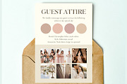 Guest attire Dresscode card template, a Card Template by EvaTemplates (Thumbnail 3 of 4)