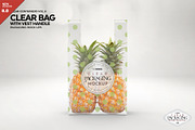Clear Bag with Vest Handle Mockup, a Product Mockup by INCDesign (Thumbnail 1 of 7)