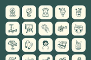 Children's Day Doodle Icons, an Outline Icon by Vectors Market (Thumbnail 8 of 8)