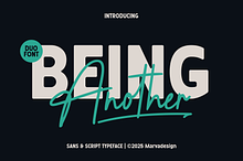 Being Another - Font Duo
