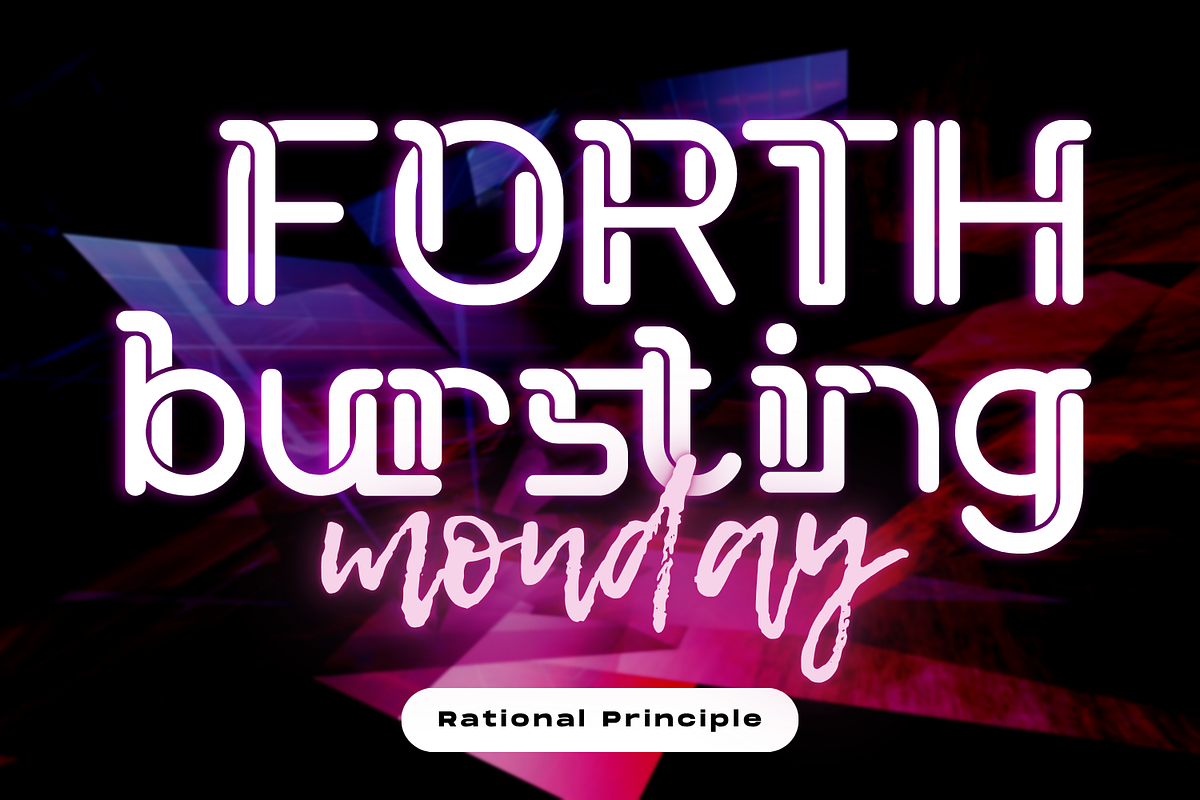 Rational Principle Font, a Sans Serif Font by 177Studio (Photo 5 of 8)