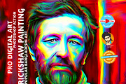 Rickshaw Painting PRO Digital Art, an Action Add-On by MRI STUDIO (Thumbnail 1 of 19)