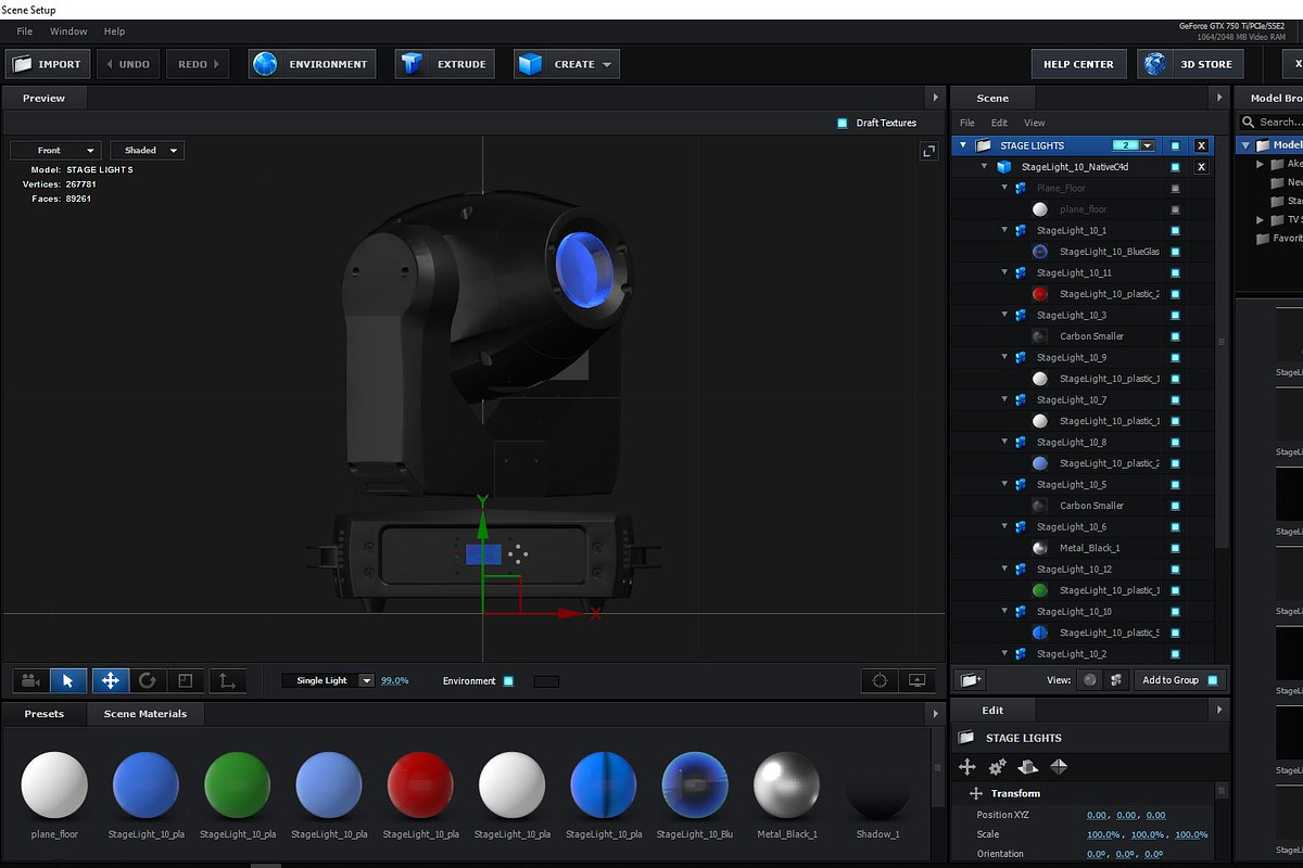 Stage Lighting Collection-14 PCS, an Object 3D Model by akerStudio (Photo 257 of 309)