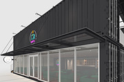 3D Model Container Cafe 13, an Architecture 3D Model by SR 3D Visual (Thumbnail 8 of 20)