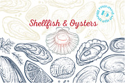 Vector sketch of Shellfish & Oysters, an Object Graphic by Aquatinta (Thumbnail 1 of 11)