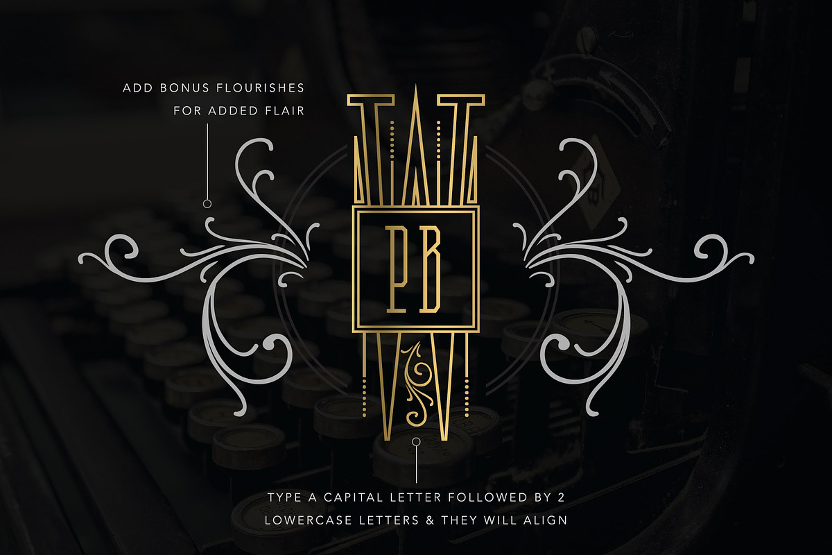 Venerable Monogram Maker Font preview 3