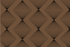 Brown rhombus strict style pattern