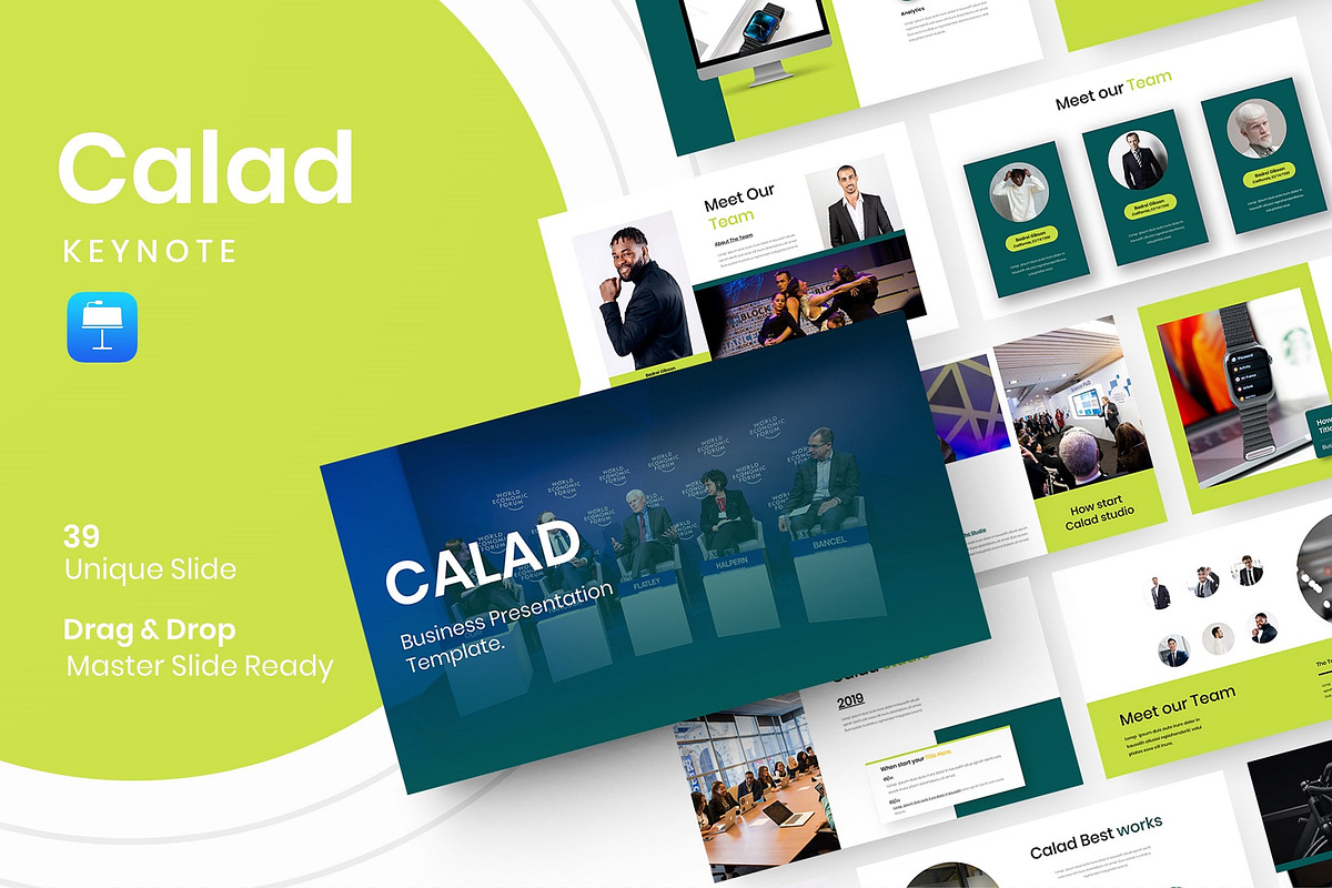 Calad – Business Keynote Template, a Presentation Template by Dens Creative Studio (Photo 1 of 6)