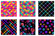 Bright Neon Digital Papers, a Pattern Graphic by CreationArt (Thumbnail 2 of 6)