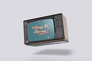 Retro TV Mockup Bundle Set, an Advertising Mockup by Rielismee (Thumbnail 5 of 5)