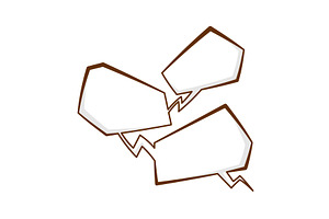 Comics book speech bubble, an Object Illustration by Things for designers