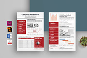 Company Fact Sheet | Word & Indesign, a Flyer Template by obayes (Thumbnail 1 of 4)