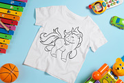 50 Hand Drawn Unicorn T-shirt Design, an Illustration by Character (Thumbnail 3 of 14)