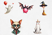 Quirky Halloween Sublimation Clipart, an Illustration by CrexoraLab (Thumbnail 3 of 5)