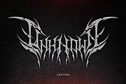 Drawn | Metal Font, a Blackletter Font by WingBuk (Thumbnail 8 of 13)